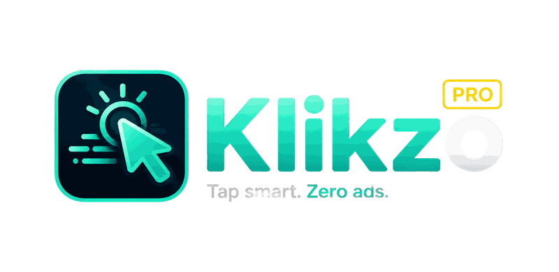 Klikzo - Tap smart. Zero ads.